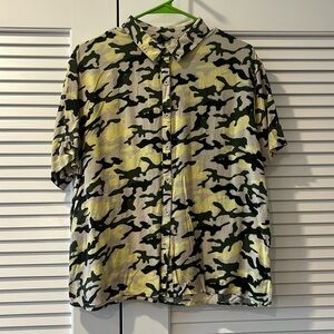 Wild fable camouflage button up
